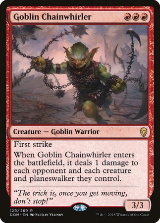 Goblin Chainwhirler [Dominaria] | Mega City Incorporated