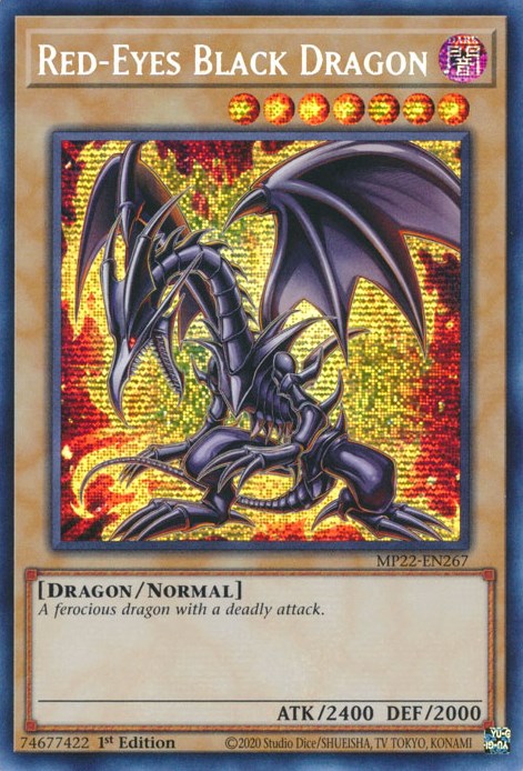 Red-Eyes Black Dragon [MP22-EN267] Prismatic Secret Rare | Mega City Incorporated