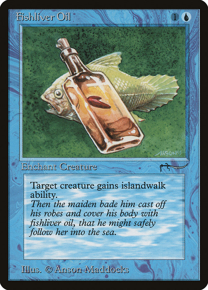 Fishliver Oil (Dark Mana Cost) [Arabian Nights] | Mega City Incorporated