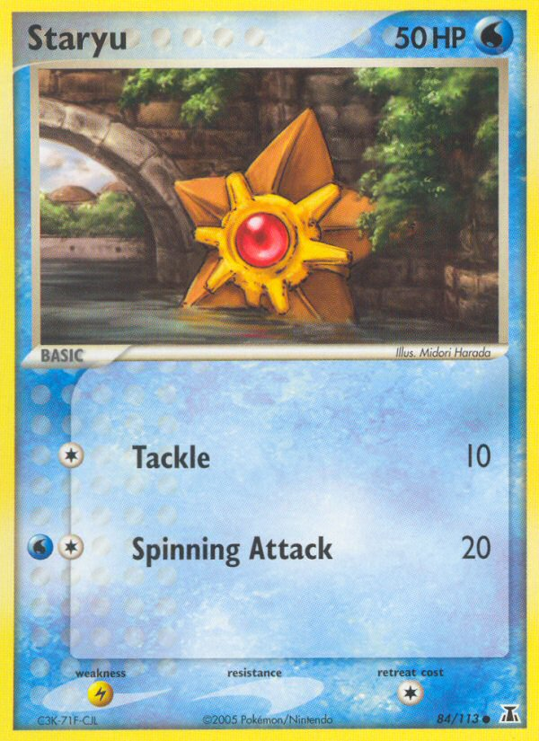 Staryu (84/113) [EX: Delta Species] | Mega City Incorporated