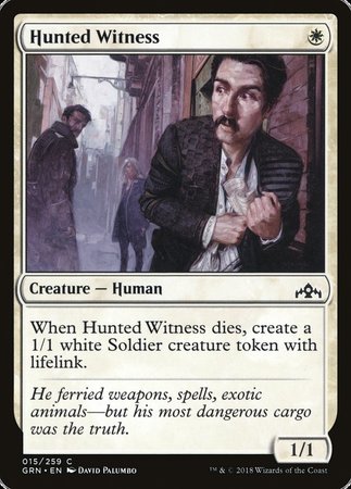 Hunted Witness [Guilds of Ravnica] | Mega City Incorporated