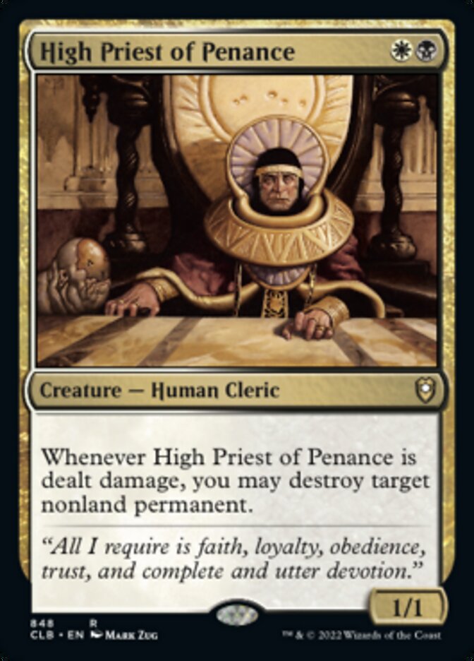 High Priest of Penance [Commander Legends: Battle for Baldur's Gate] | Mega City Incorporated