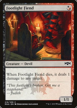 Footlight Fiend [Ravnica Allegiance] | Mega City Incorporated