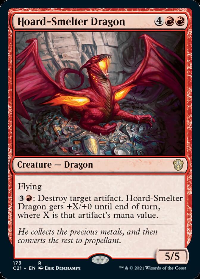 Hoard-Smelter Dragon [Commander 2021] | Mega City Incorporated