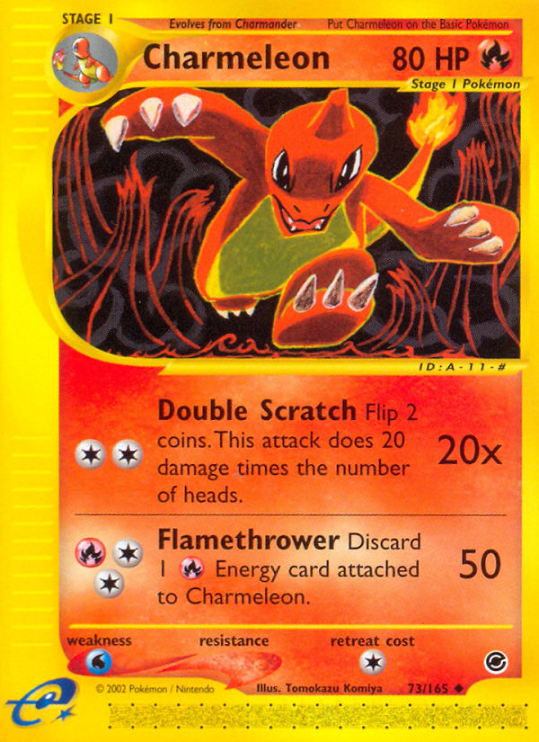 Charmeleon (73/165) [Expedition: Base Set] | Mega City Incorporated
