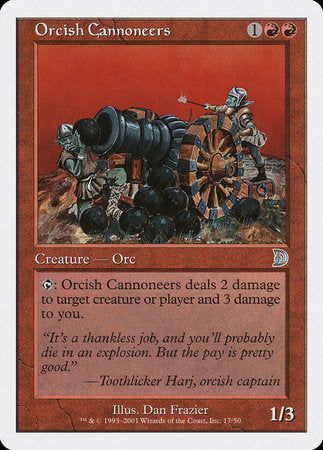 Orcish Cannoneers [Deckmasters] | Mega City Incorporated