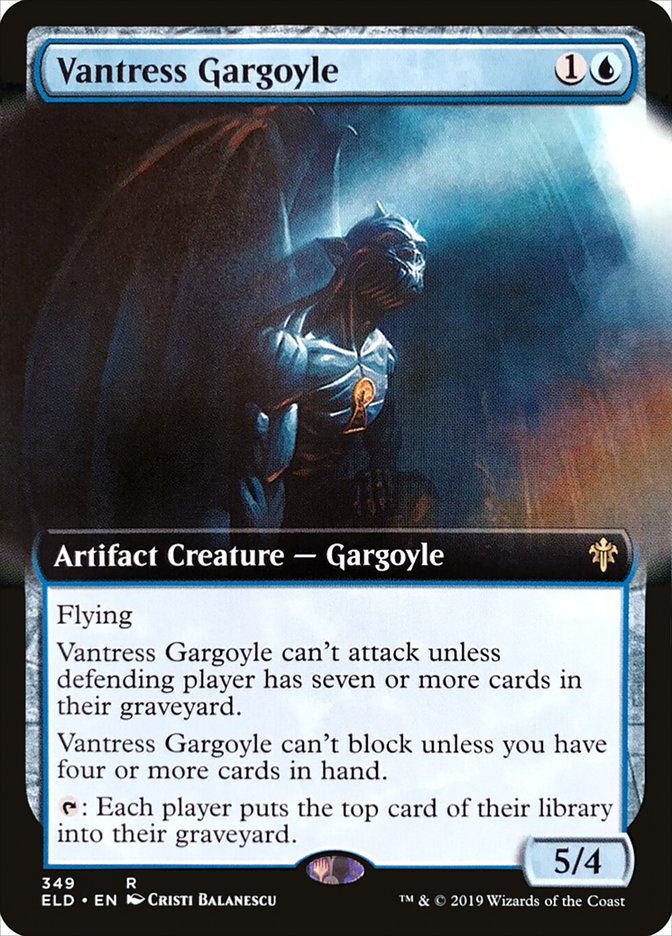 Vantress Gargoyle (Extended Art) [Throne of Eldraine] | Mega City Incorporated