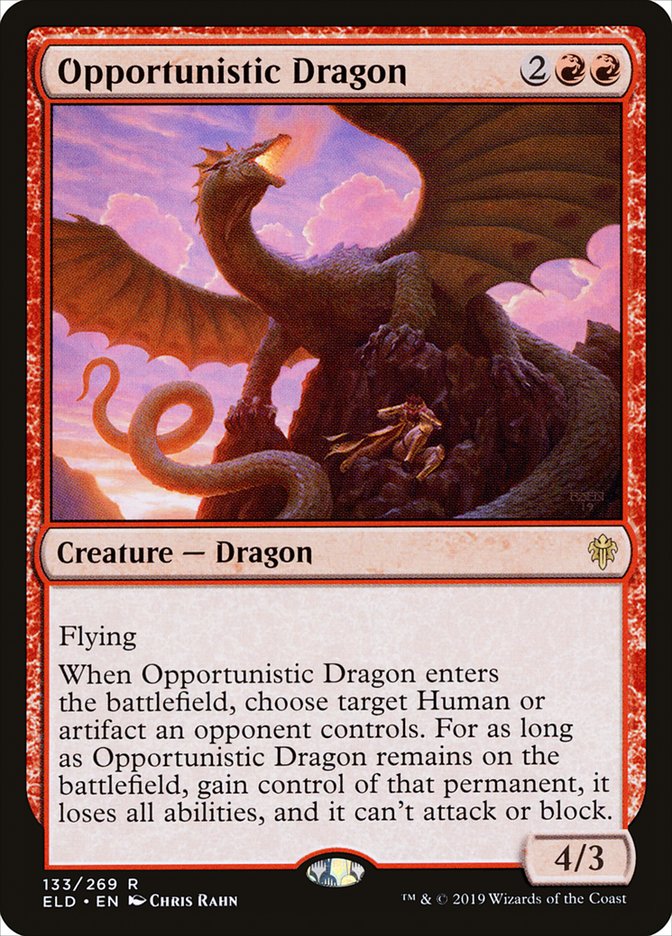 Opportunistic Dragon [Throne of Eldraine] | Mega City Incorporated