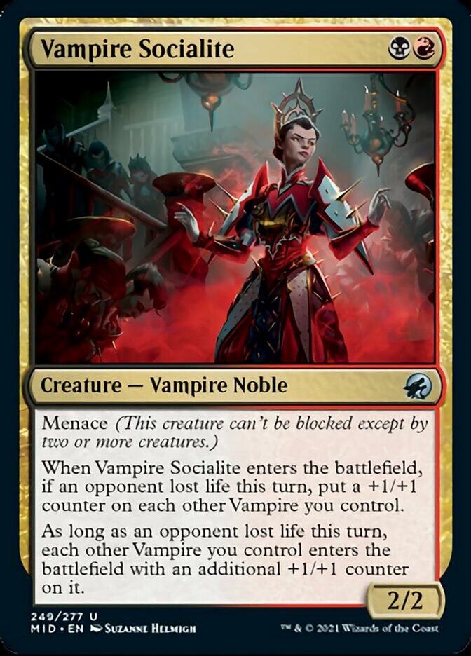 Vampire Socialite [Innistrad: Midnight Hunt] | Mega City Incorporated