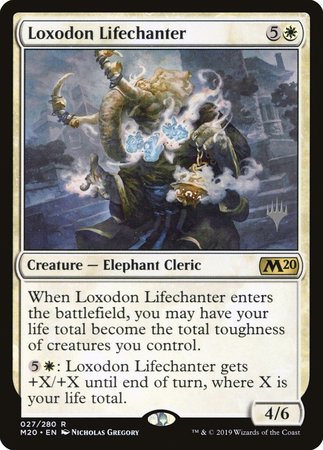 Loxodon Lifechanter [Core Set 2020 Promos] | Mega City Incorporated