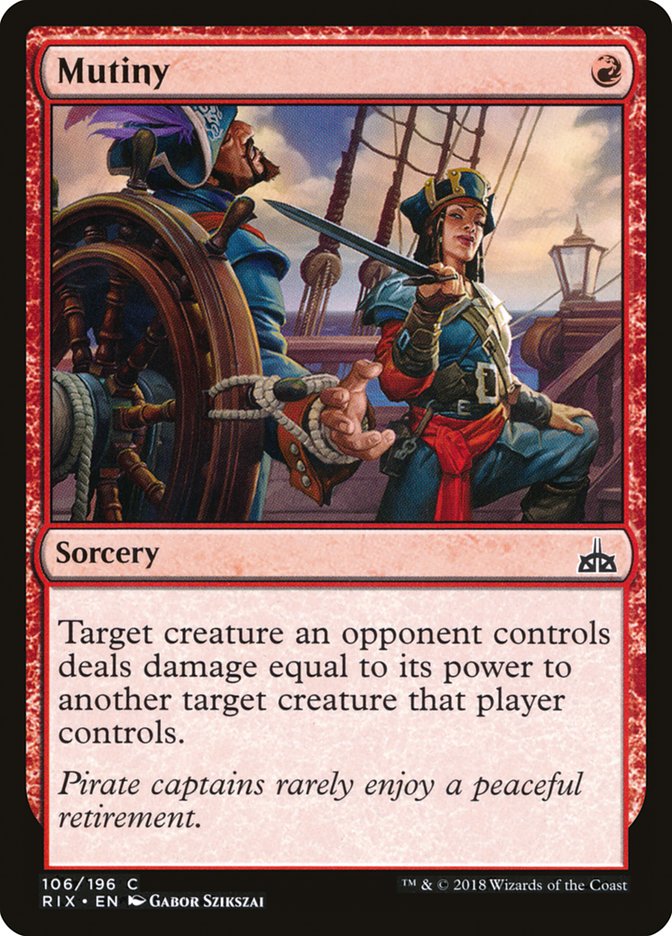 Mutiny [Rivals of Ixalan] | Mega City Incorporated