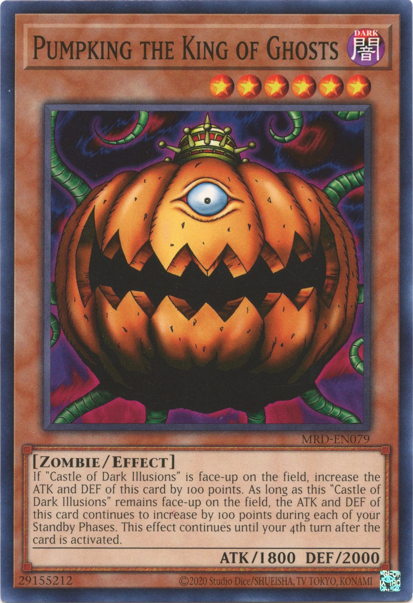 Pumpking the King of Ghosts (25th Anniversary) [MRD-EN079] Common | Mega City Incorporated