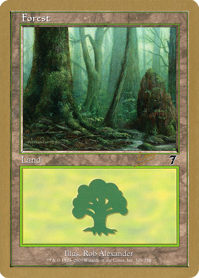 Forest (rl329) (Raphael Levy) [World Championship Decks 2002] | Mega City Incorporated