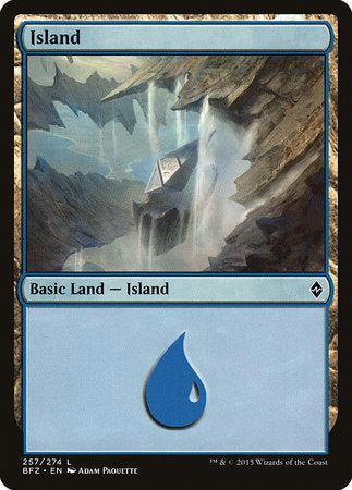 Island (257) [Battle for Zendikar] | Mega City Incorporated