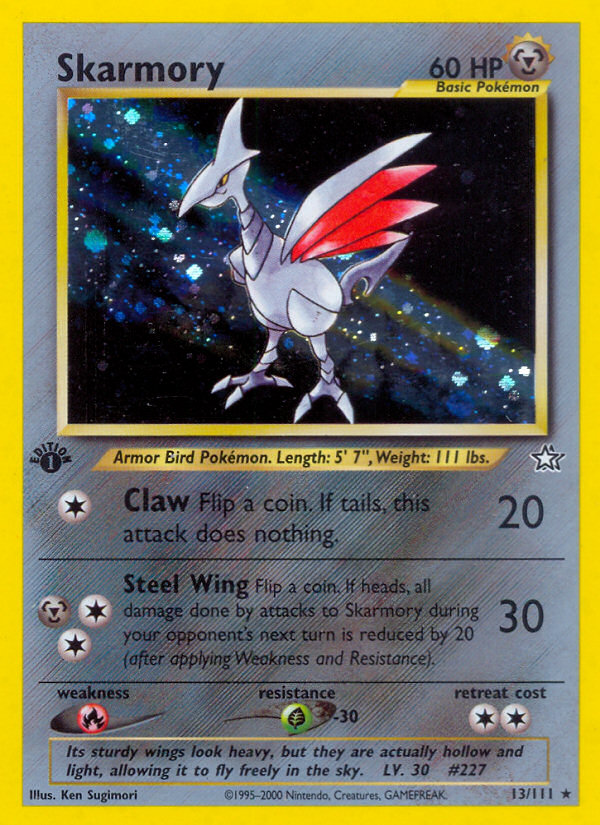 Skarmory (13/111) [Neo Genesis 1st Edition] | Mega City Incorporated