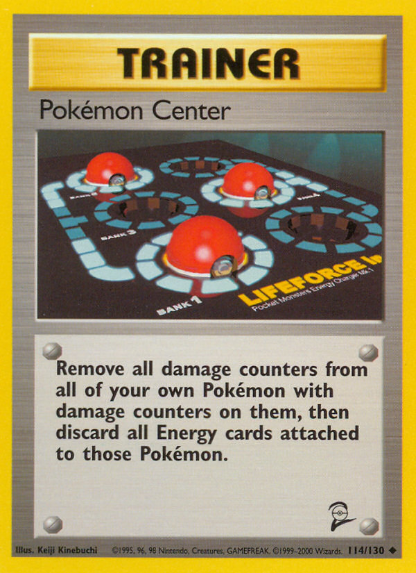 Pokemon Center (114/130) [Base Set 2] | Mega City Incorporated