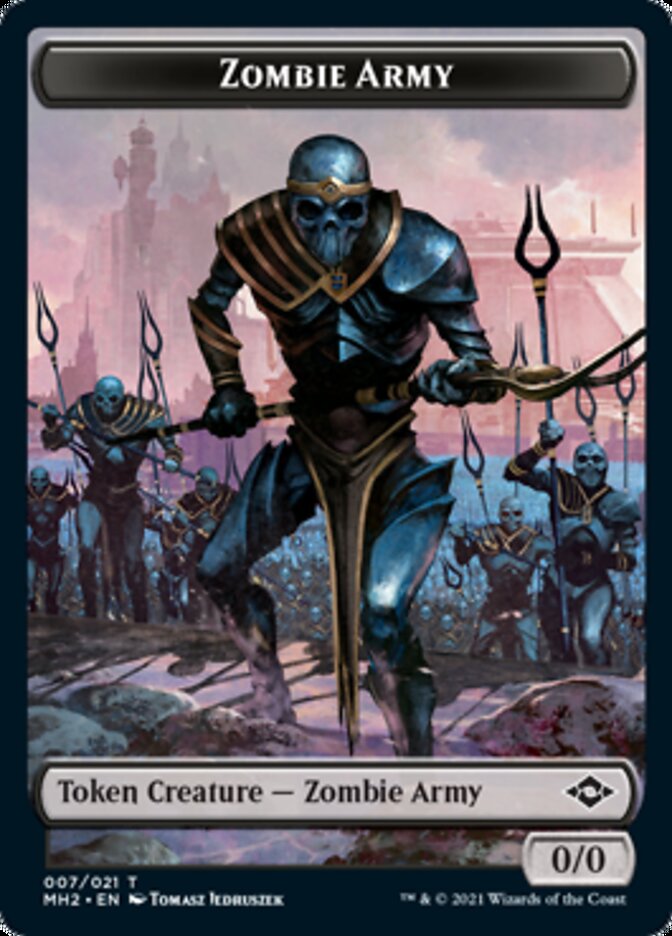 Zombie Army Token [Modern Horizons 2 Tokens] | Mega City Incorporated