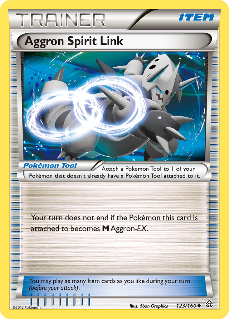 Aggron Spirit Link (123/160) [XY: Primal Clash] | Mega City Incorporated