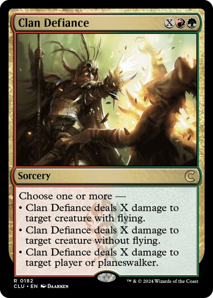 Clan Defiance [Ravnica: Clue Edition] | Mega City Incorporated