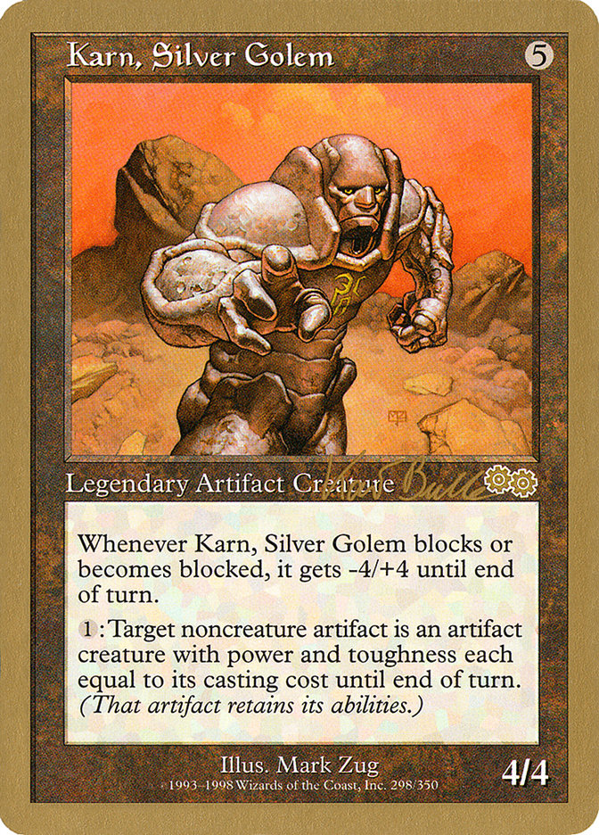 Karn, Silver Golem (Kai Budde) [World Championship Decks 1999] | Mega City Incorporated