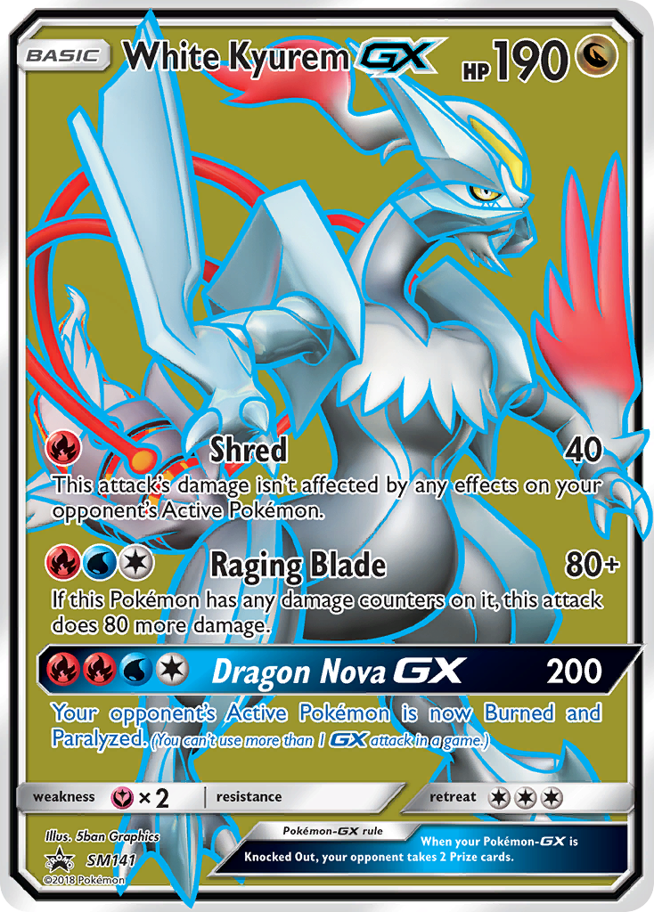 White Kyurem GX (SM141) [Sun & Moon: Black Star Promos] | Mega City Incorporated