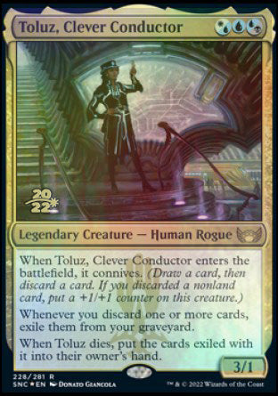 Toluz, Clever Conductor [Streets of New Capenna Prerelease Promos] | Mega City Incorporated