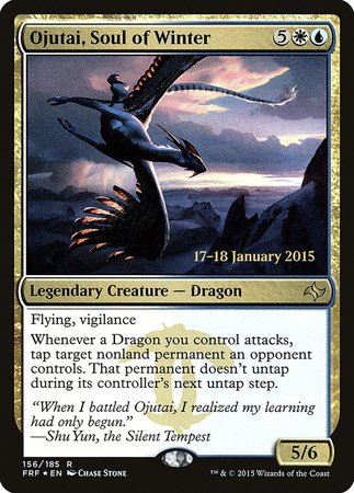 Ojutai, Soul of Winter [Fate Reforged Promos] | Mega City Incorporated