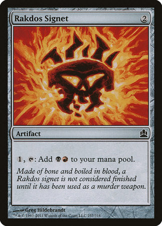 Rakdos Signet [Commander 2011] | Mega City Incorporated