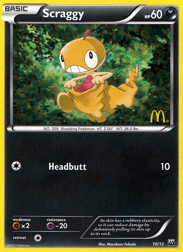 Scraggy (10/12) [McDonald's Promos: 2012 Collection] | Mega City Incorporated