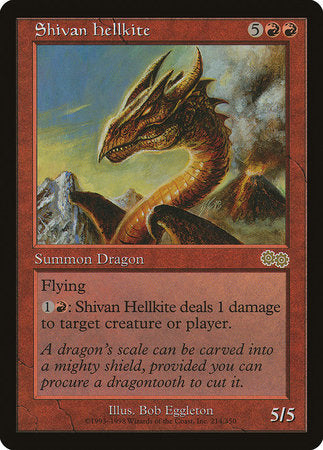 Shivan Hellkite [Urza's Saga] | Mega City Incorporated