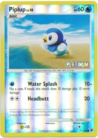 Piplup (71/100) [Burger King Promos: 2009 Collection] | Mega City Incorporated