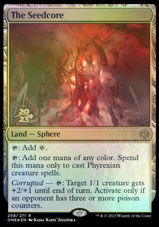 The Seedcore [Phyrexia: All Will Be One Prerelease Promos] | Mega City Incorporated