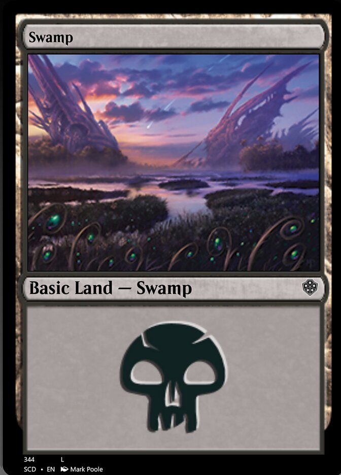 Swamp (344) [Starter Commander Decks] | Mega City Incorporated