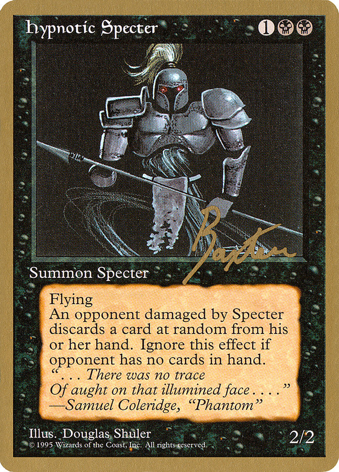 Hypnotic Specter (George Baxter) [Pro Tour Collector Set] | Mega City Incorporated