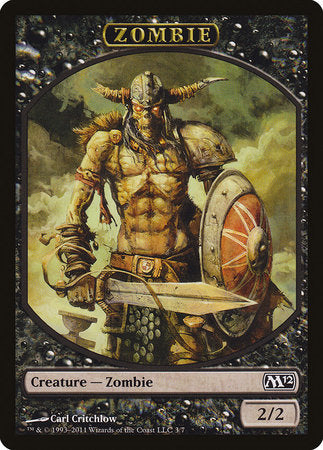 Zombie Token [Magic 2012 Tokens] | Mega City Incorporated