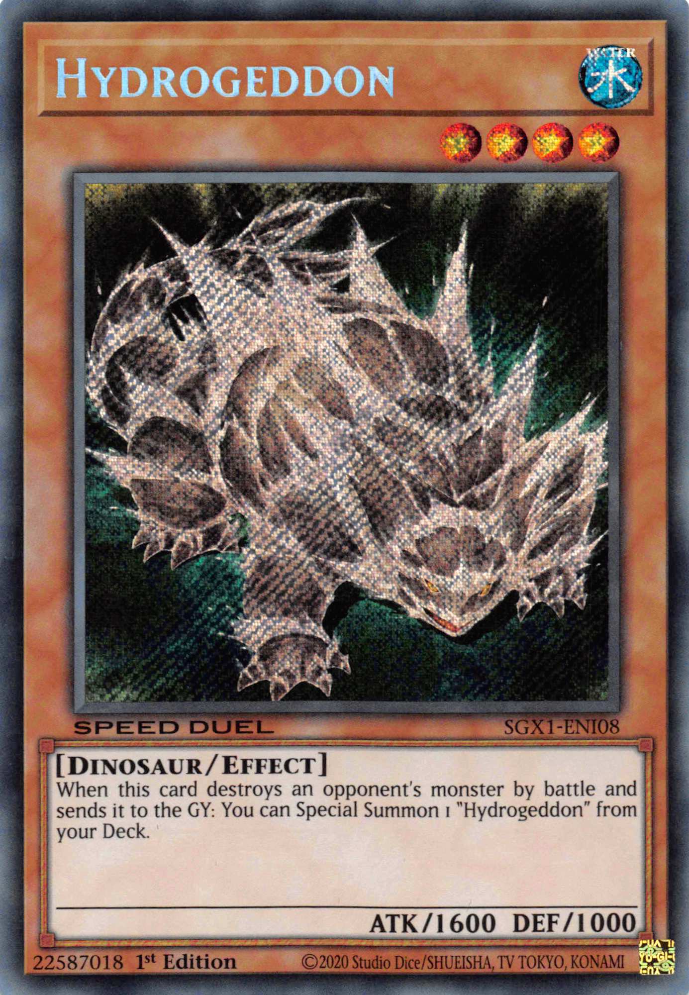 Hydrogeddon [SGX1-ENI08] Secret Rare | Mega City Incorporated