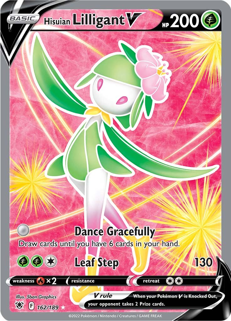 Hisuian Lilligant V (162/189) [Sword & Shield: Astral Radiance] | Mega City Incorporated