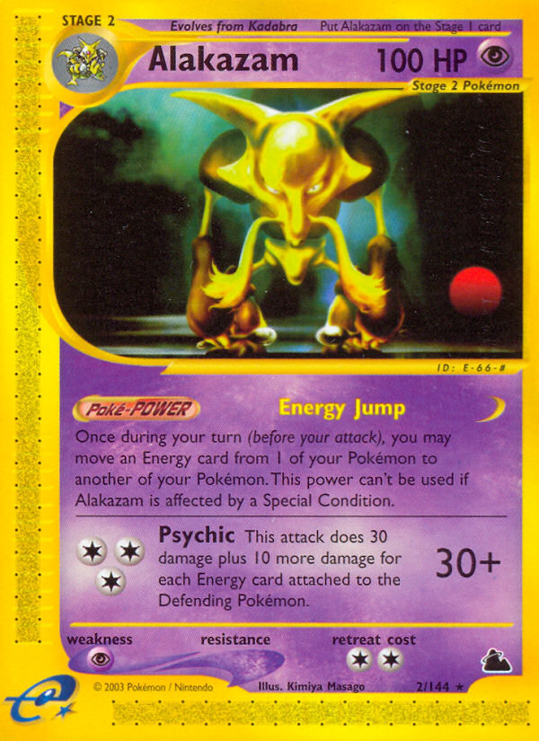 Alakazam (2/144) [Skyridge] | Mega City Incorporated