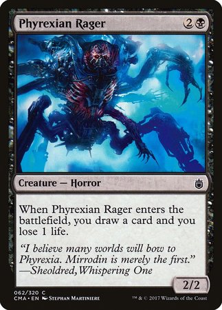 Phyrexian Rager [Commander Anthology] | Mega City Incorporated