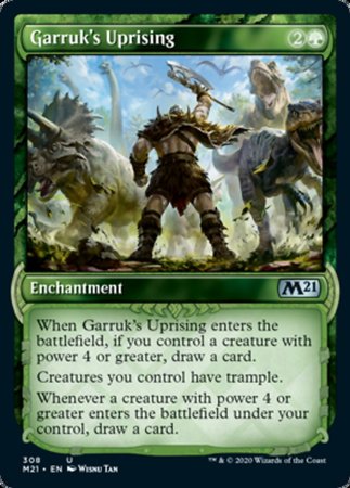 Garruk's Uprising (Showcase) [Core Set 2021] | Mega City Incorporated