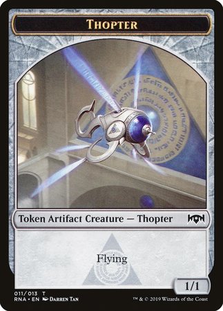 Thopter Token [Ravnica Allegiance Tokens] | Mega City Incorporated