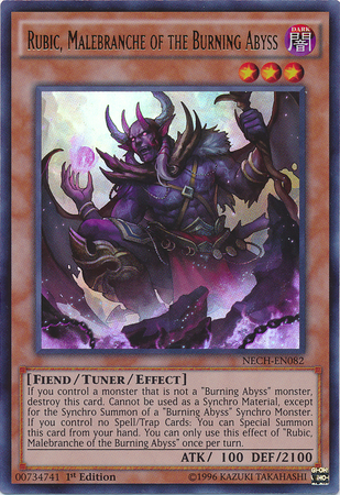 Rubic, Malebranche of the Burning Abyss [NECH-EN082] Ultra Rare | Mega City Incorporated