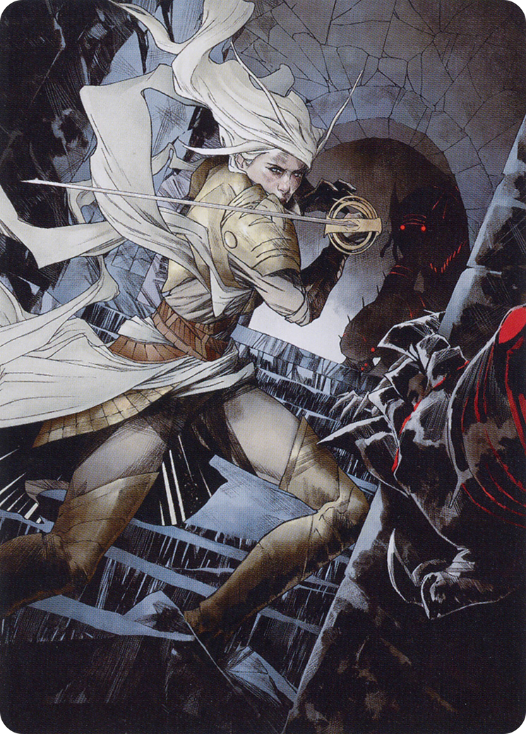 Thalia, Guardian of Thraben Art Card [March of the Machine Art Series] | Mega City Incorporated