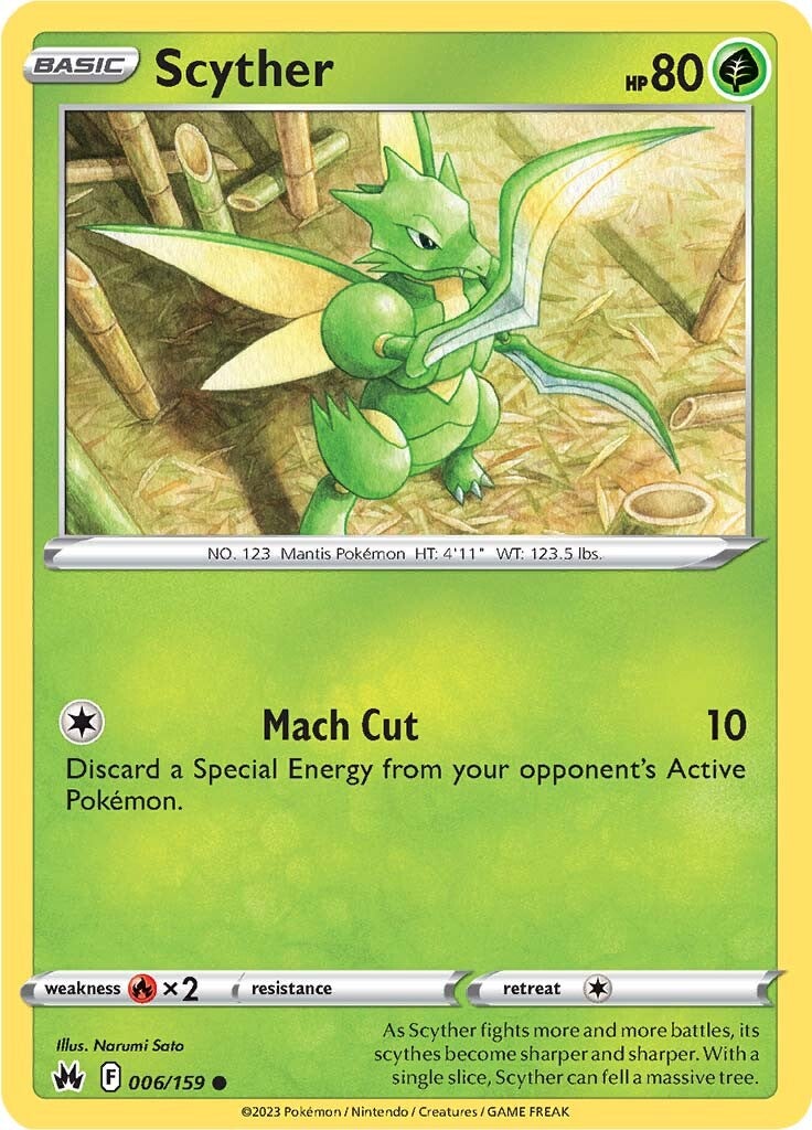 Scyther (006/159) [Sword & Shield: Crown Zenith] | Mega City Incorporated