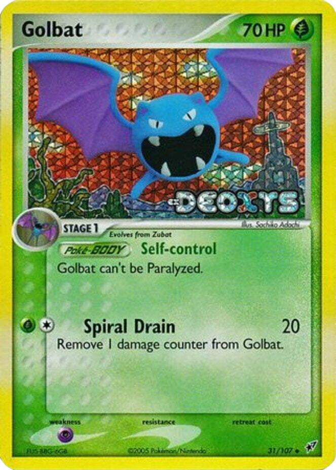 Golbat (31/107) (Stamped) [EX: Deoxys] | Mega City Incorporated