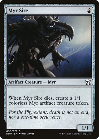 Myr Sire [Duel Decks: Elves vs. Inventors] | Mega City Incorporated