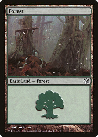 Forest (110) [Duels of the Planeswalkers] | Mega City Incorporated