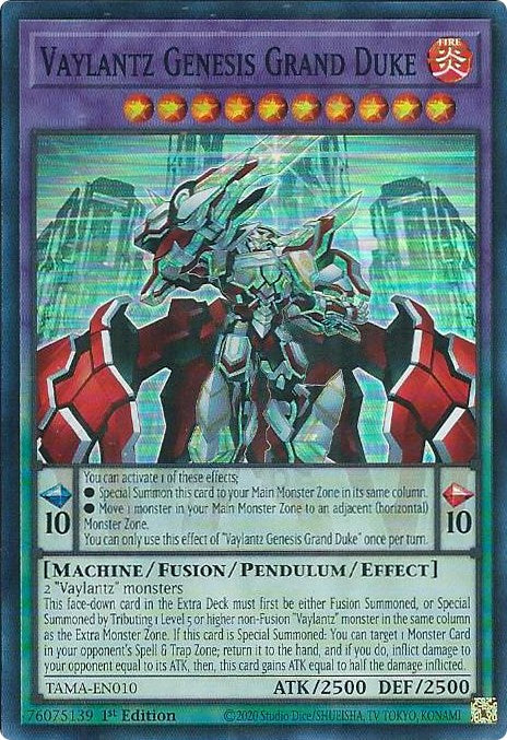 Vaylantz Genesis Grand Duke [TAMA-EN010] Super Rare | Mega City Incorporated