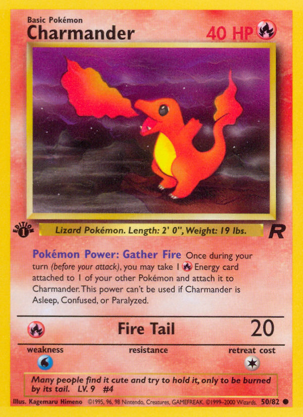 Charmander (50/82) [Team Rocket 1st Edition] | Mega City Incorporated