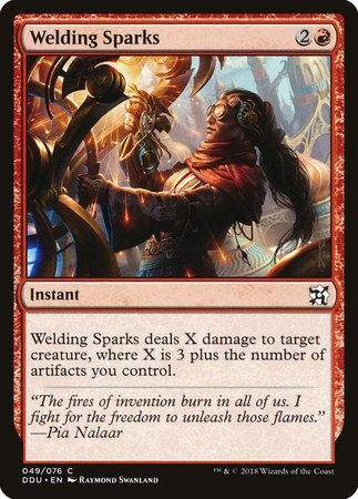 Welding Sparks [Duel Decks: Elves vs. Inventors] | Mega City Incorporated